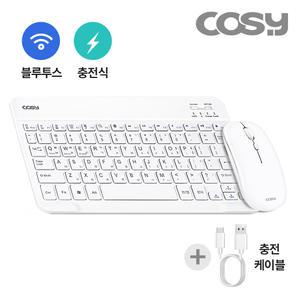 COSY 슬림 블루투스 키보드 마우스 세트 노트북 스마트폰 아이패드 갤럭시탭