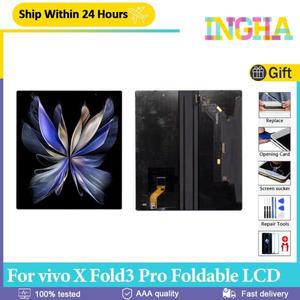AMOLED 접이식 LCD, Vivo X Fold3 Pro LCD 디스플레이, V2337A 터치 패널 스크린 디지타이저 교체, Vivo X