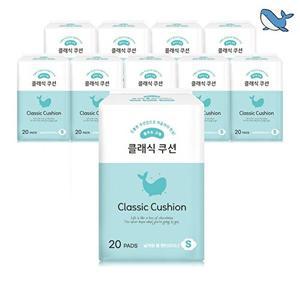 [춤추는고래]춤추는고래 밀림없는 날개형 롱 팬티라이너 20P X 10팩 (200매)
