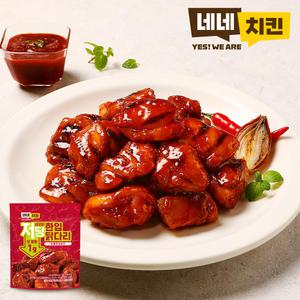[네네치킨] 네꼬닭 저당 한입닭다리 숯불닭갈비맛 4팩