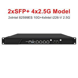 컴퓨터 PC 1U 방화벽 랙 4x 서버 DDR5 SFP 4L N305 네트워크 i226 라우터 mSATA 2.5G V N100 인텔 AES 2x10G NI i3 기기PC