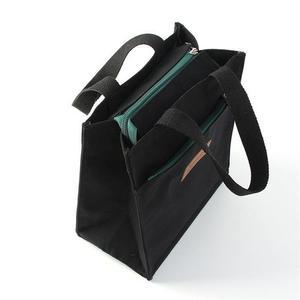 [라일리] Rly 이시아르 캐주얼 캔버스 토트백 블랙끈 데일리 28.5cm  9992702)
