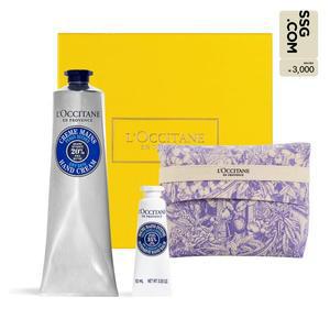 [록시땅](강남점)[3천원상품권][기프트] 시어 핸드크림 150ml 세트 (+파우치+미니핸드)