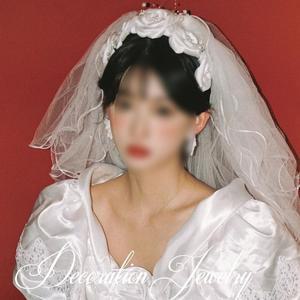 복고웨딩베일 빈티지웨딩스냅 드레스베일 면사포