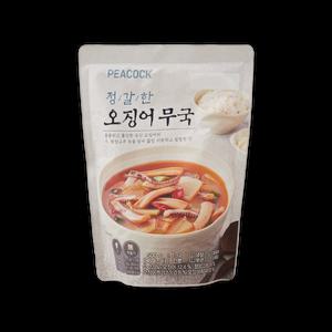 피코크 정갈한 오징어무국 500g 2개 캠핑 요리 밀키트 간편식