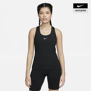 나이키 NIKE 여성 스우시 미디엄 서포트 스포츠 브라 탱크 DV9898-010 330261