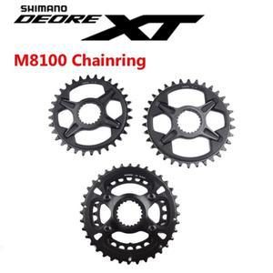 자전거정비SHIMANO DEORE XT M8100 시리즈 체인링 32T 34T 36-26T FC-M8100-1, MTB 산악 자전거 크랭크셋용