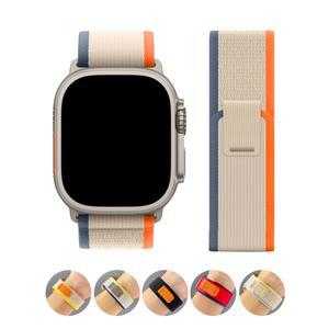 Apple watch Ultra 2 밴드용 트레일 스트랩 49mm 44mm 45mm 40mm 41mm 38mm 42mm 45 44 49mm 팔찌 iWatch 시리즈 8 9 7 6 5 3 se