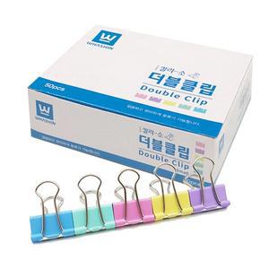 화신 더블클립 크립 집게 소 50개입 문서정리