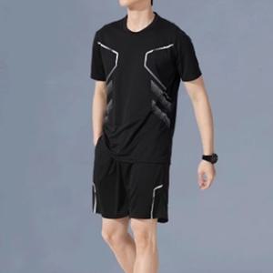 set 남자여름반팔반바지잠옷 남성집에서입는옷 시원한 편한 쿨링홈웨어 남학생실내복 110