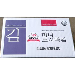도시락김 새우표 2g x 10개 X 24개미니 국내산 용김 반찬 영양 맛있는