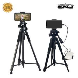 SMJ TP7400 스마트폰삼각대 방송장비 보조배터리장착 촬영거치대 셀카 용거치대 거치대 삼각대