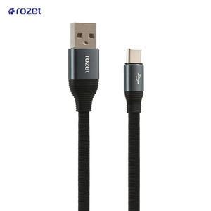 로제트 타입C 플랫 고속충전 데이터 숏케이블 20cm RX-7210 [WFGBFUX]