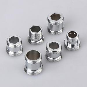 수도꼭지 어댑터 M16 M18 M20 M21 M22 M24 스레드 전송 황동 스파우트 액세서리 커넥터 욕실 주방