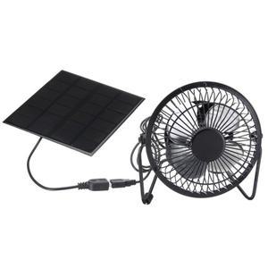 5W USB 태양 배기 팬 추출기 미니 호흡기 패널 전원 냉각 광