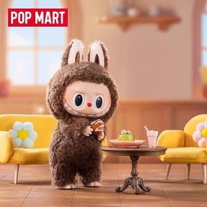 팝마트 라부부 정품 하트비트 마카롱 봉제인형 블라인드박스 접착 페이스 키링