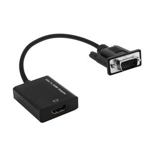 VGA RGV TO HDMI 변환 컨버터 젠더 모니터 RGB케이블DVD 셉톱박스 외장형 RGB HDMI출력 노트북 PC