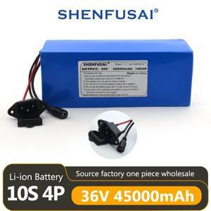 전기 세발자전거 자전거 리튬 배터리 팩 고전력 10S4P 36V 45Ah 에폭시 보드 포함 소설+42V 충전기 500W 35