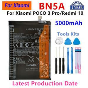 Xiaomi POCO mi3 pro mi 3 pro/Redmi Note 10(5G)/Redmi 10 전화 교체 배터리 + 도구 용 새 BN5A 5000mAh