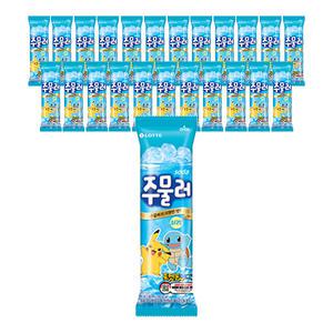 [슈팅냉동] 롯데웰푸드 주물러 소다 포켓몬에디션, 130ml, 24개