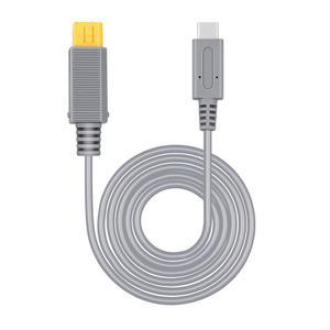 맥바젤 2미터 타입 C 파워 채거 케이블 충전 코드 Wii U 전용 회색 Wii용 제외