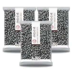 [내일도착] 국산 서리태 검은콩 800g × 3개 밥용콩