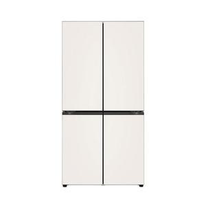 [하이마트] [으뜸효율 대상]LG 디오스 오브제컬렉션 더블매직스페이스 4도어 냉장고 M875GBB231.AKOR [871L