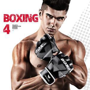 TRY&DO 남성용 반손가락 복싱 글러브 격투기 온스 mma글러브 엄지 보호