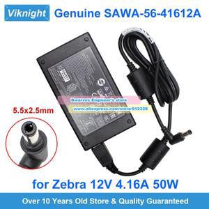 SAWA-56-41612A AC 어댑터 12V 4.16A 50W Zebra ZQ630 TC56DJ TC8000 TC51 CRD400-100UP 베이스 CRD-ET5X-