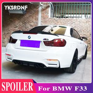 M4 탄소 섬유 리어 루프 스포일러 트렁크 립 윙 BMW 호환 F33 컨버터블 4 시리즈 420i 428i 435i F83 M4 20