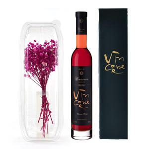뱅꼬레 로제와인 375ml+프리저브드 플라워 선물세트