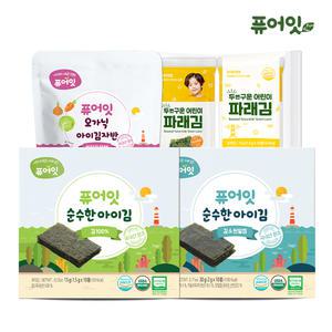 퓨어잇 유기농 아기간식 모음전 떡뻥 김자반 유아김