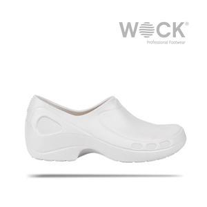 [WOCK] 워크 에버라이트 클로즈드_화이트-실험실신발-초경량 내화학성 액체유입방지