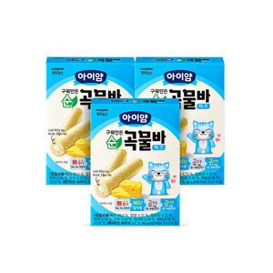 아이얌 구워만든 순곡물바 치즈 3개