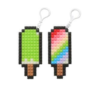 8mm 디폼블럭 가방고리 과일맛 아이스크림 2종세트