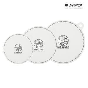 시라쿠스 3구 인덕션매트 세트 원형(소)+(중)+(대)