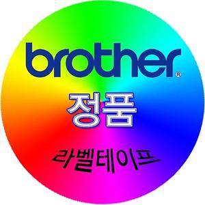 PT 2430PC 화이트테이프 검정문자 12mm 정품라벨테이프 B7307 라벨테이프 브라더라벨테이프 라벨기