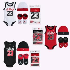 나이키조던키즈 조던23 바디수트세트 (우주복+양말+모자) N222UU808P 신생아선물 출산선물 플레이키즈프로