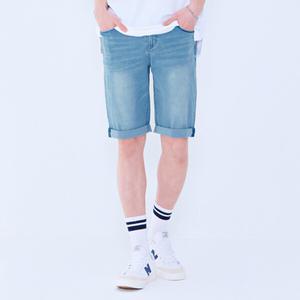 [체이스컬트] 남성 인밴딩 5부 이지핏 데님 팬츠-BCRK2612E0D
