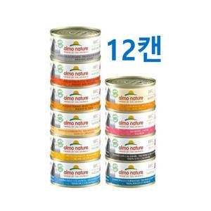 알모네이쳐 고양이 주식캔 70g X 12캔 습식사료