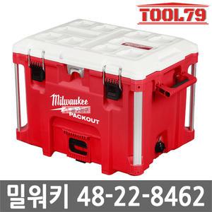 밀워키 48-22-8462 팩아웃 38L 아이스쿨러 아이스박스 보냉 칸막이 트레이 포함