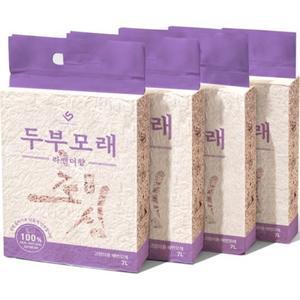 초심 두부모래 라벤더 7L x4개 (set)