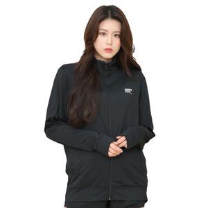여성 루즈핏 집업 래쉬가드 하이넥 수영복 빅사이즈 비치웨어 상의 RE322W