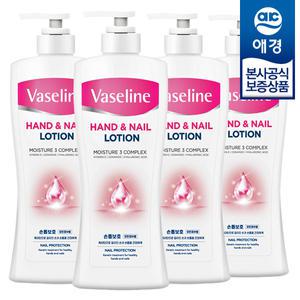 [애경] 바세린 핸드 네일 로션 450ml x4개