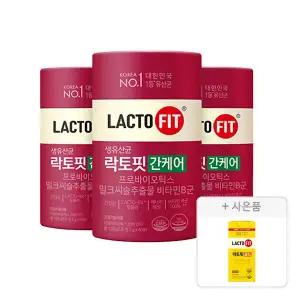 락토핏 간케어(2,000mg, 60포, 1통), 3개 + 증정 ( 골드 30포, 1개  )