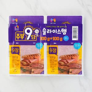 농협 목우촌 주부9단 슬라이스햄 100g*2