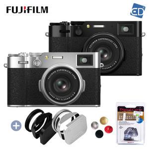 후지필름 정품 FUJIFILM X100VI +호환용 사각 후드+액정필름+셔터버튼 /ED