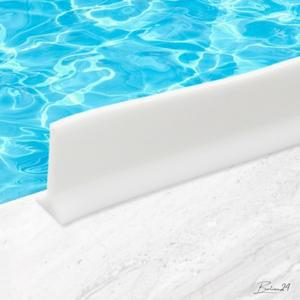워터펜스 T자형 실리콘 물막이 화이트 5CM 물넘침 주방 세면대 유연한 화장실 싱크대