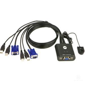 PS2 KVM스위치 구형 VGA모니터 PC 2대 제어 버튼 선택기 화면전환 분배기 RGB 연결 스위쳐 컨트롤러 출력