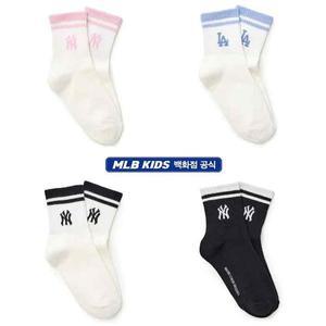 갤러리아 (SOB01)MLB키즈 스포티브 베이직 단목 양말(7ASOB015N)